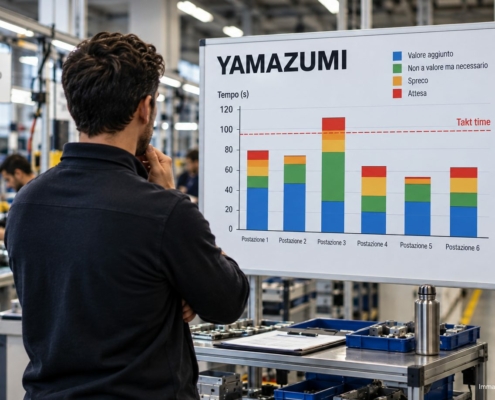 Bilanciamento linea di produzione – Yamazumi e takt time
