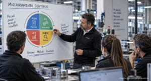 Ciclo PDCA – Plan, Do, Check, Act in reparto
