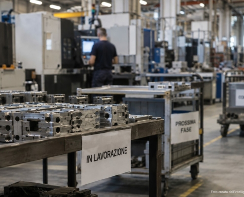 Lead time di produzione – materiale in attesa tra le fasi